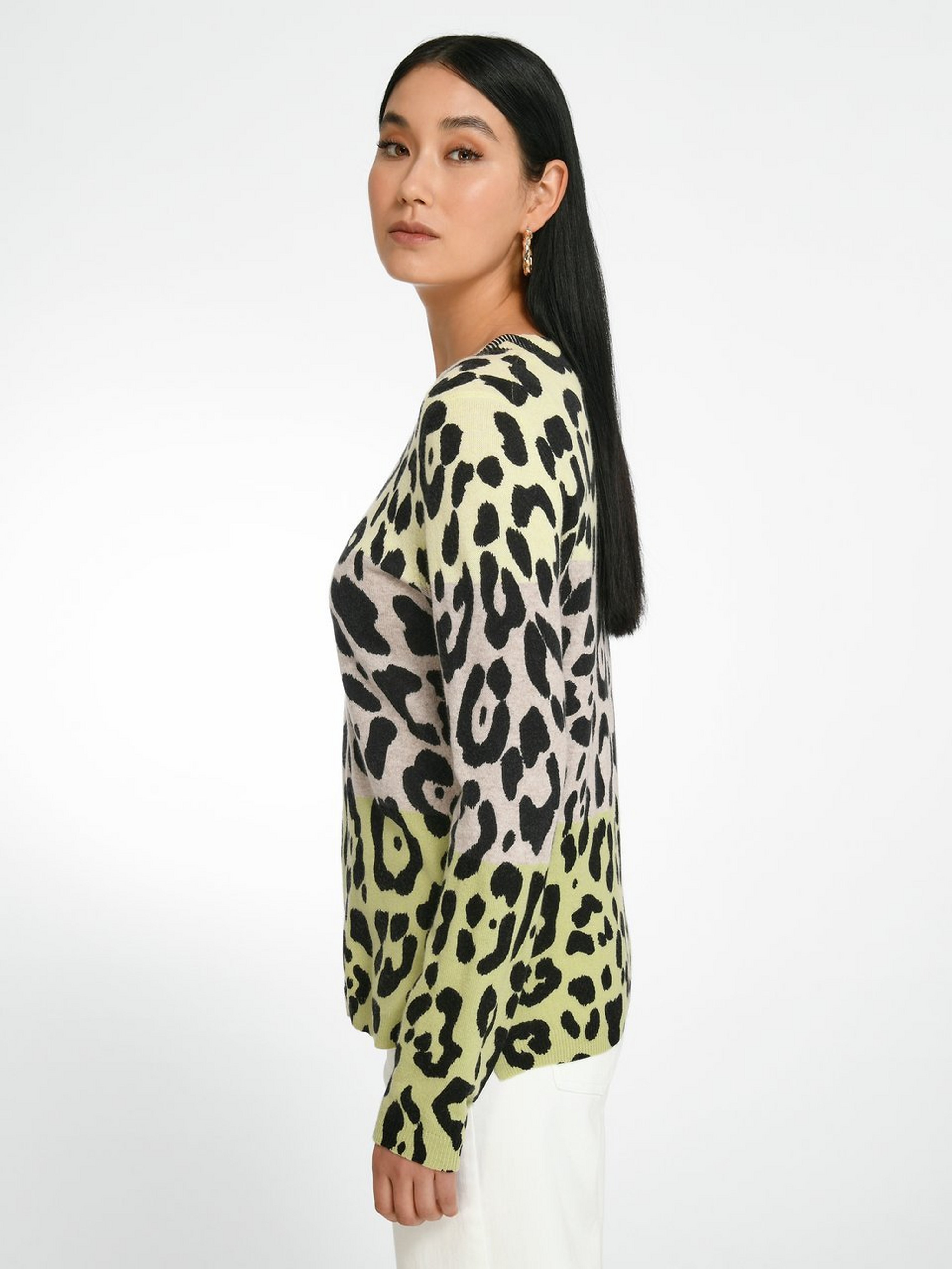 Rundhals-Pullover aus 100% Premium-Kaschmir