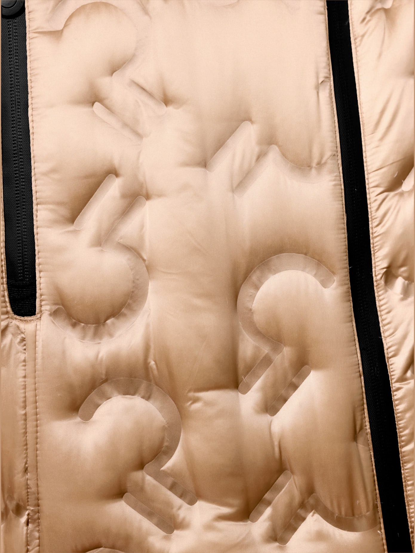 Veste en duvet aspect gaufré