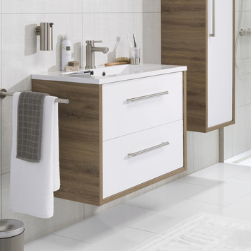 Boston kolomkast chalet eik rvs 40cm