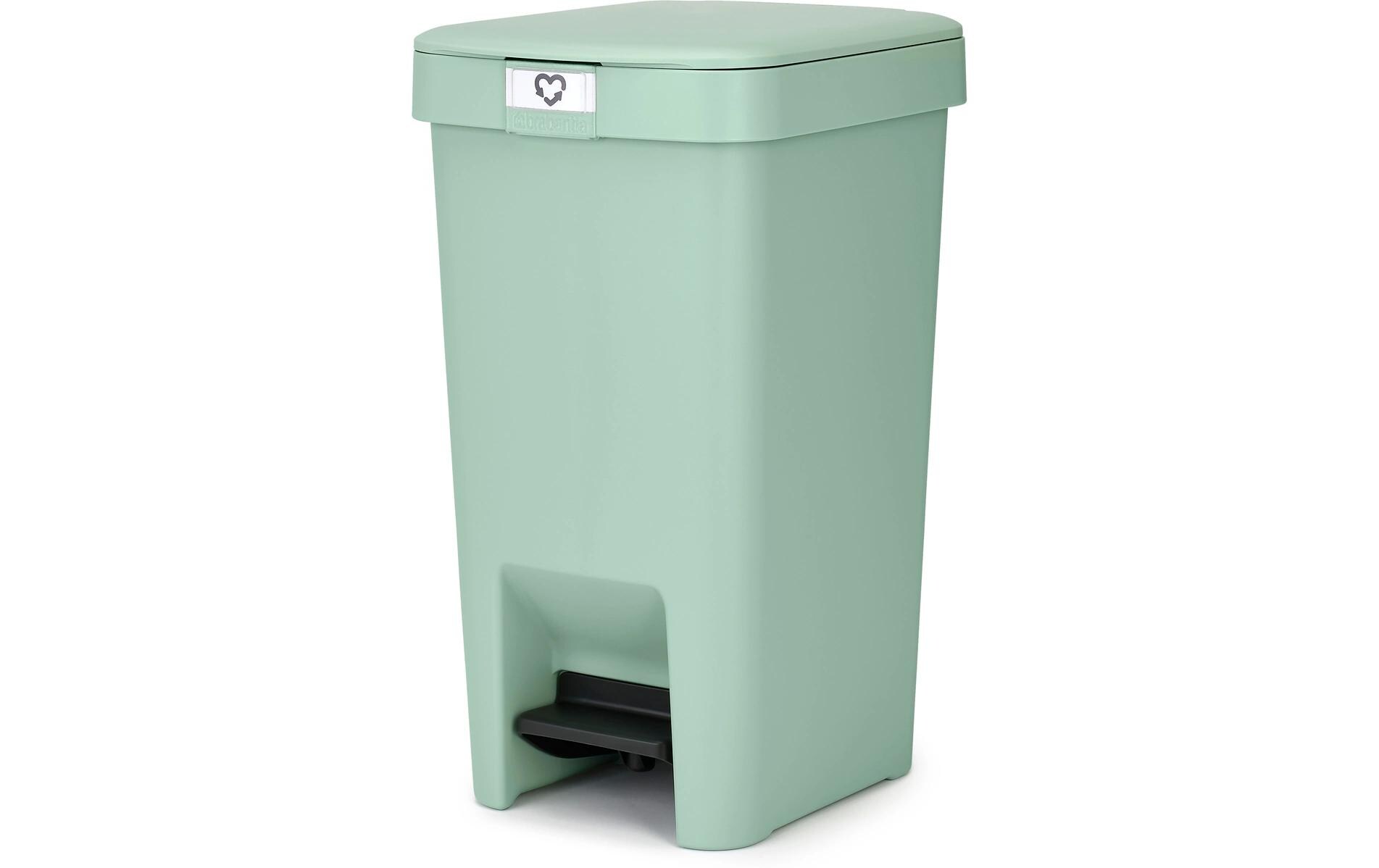 Recyclingbehälter StepUp 10 l, GrünTreteimer für Recycling Materialien