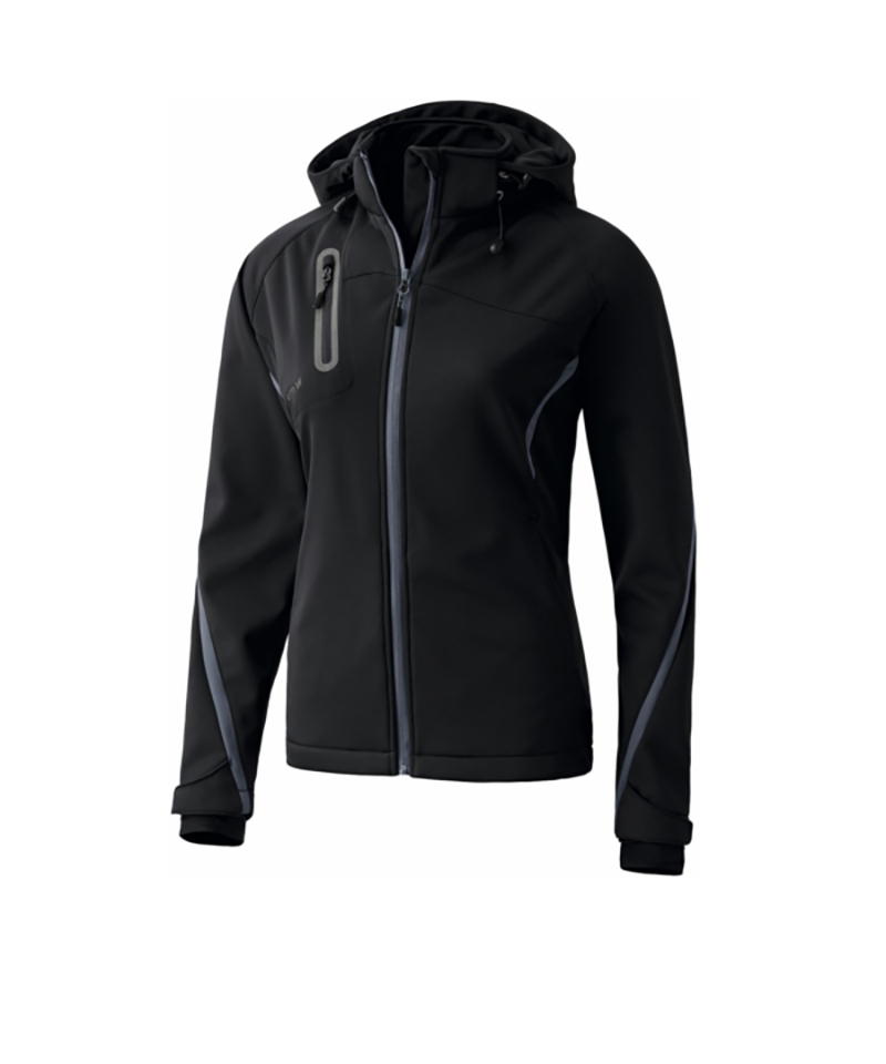 Erima Softshell Jacke Active Wear Damen Schwarz