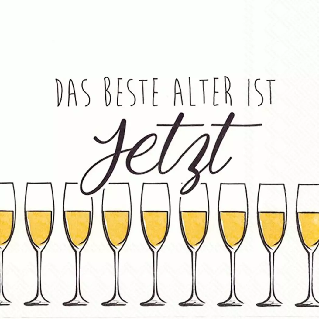 Serviette Das beste Alter 20tlg.