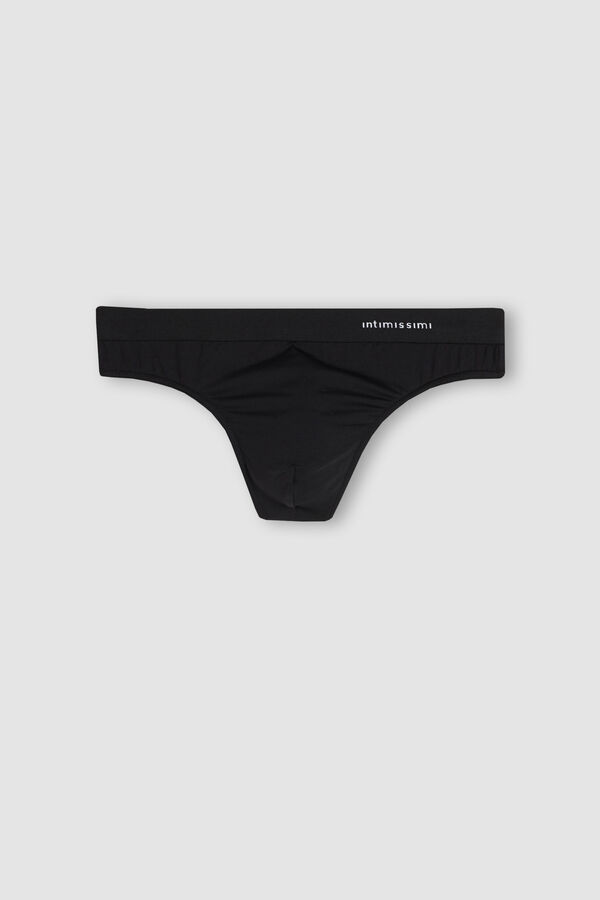 Tanga masculina de microfibra com logotipo