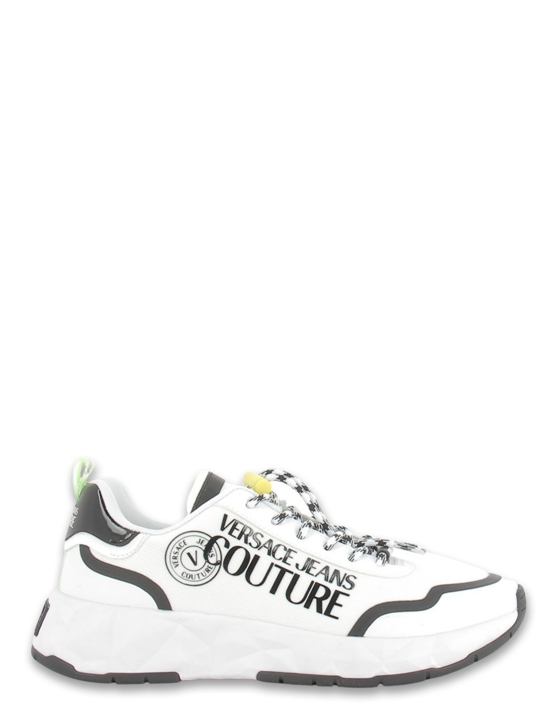 versace Baskets de ville homme atom blanc/noir