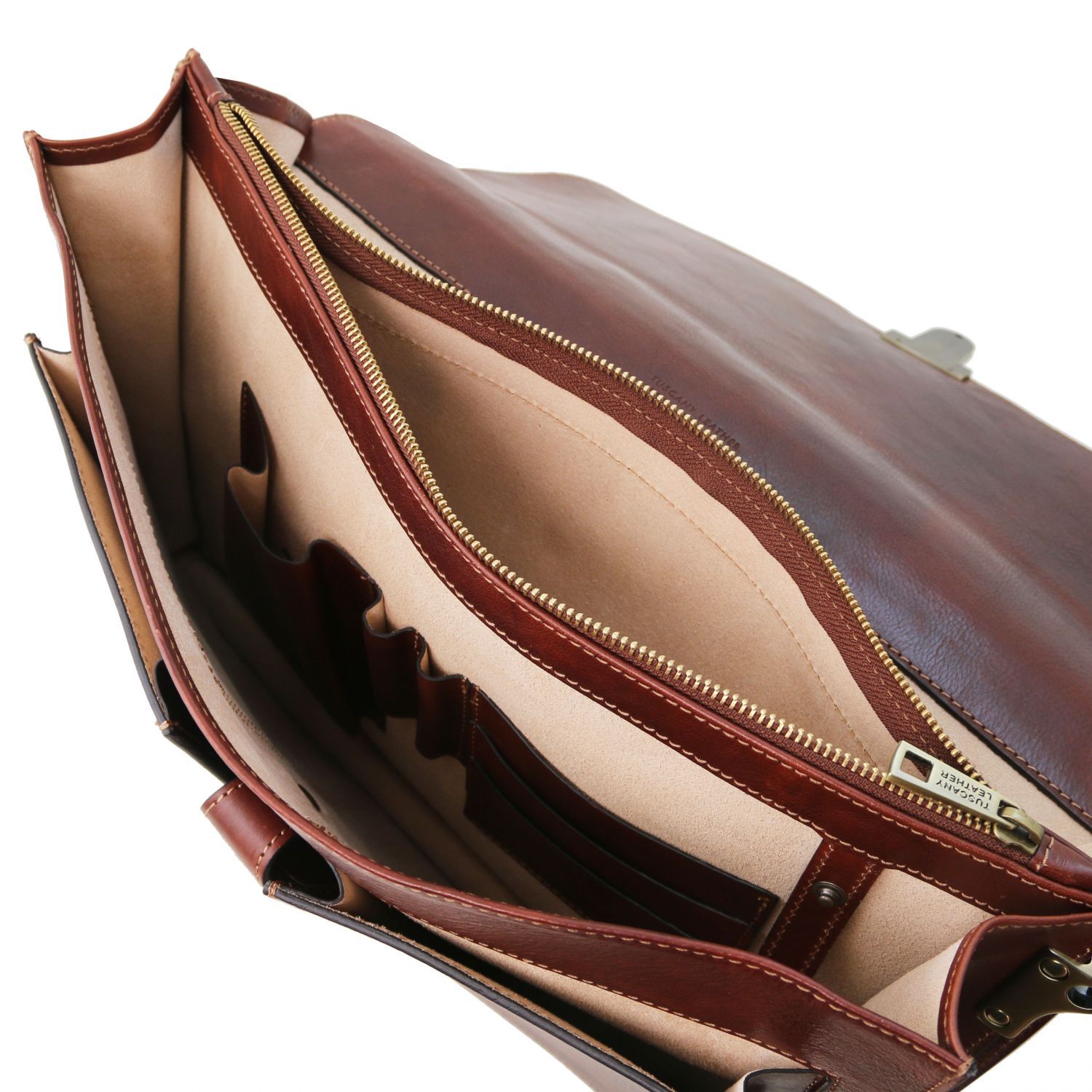 TL141825 – Assisi – leren Aktetas 3 compartments