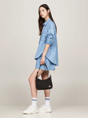 Bolsa de ombro Essential com patch de logotipo