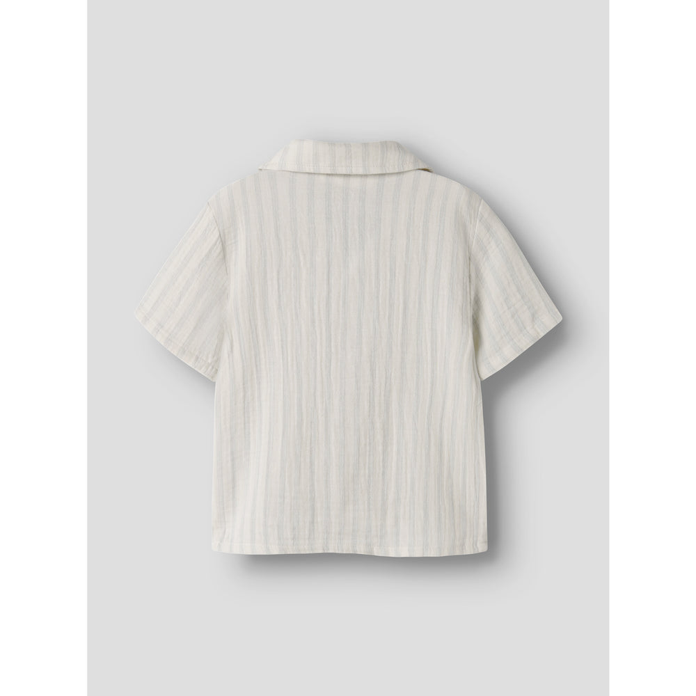 Køb Lil'Atelier Coconut Milk Dusty Blue Nmmhagi Ss Loose Skjorte Lil