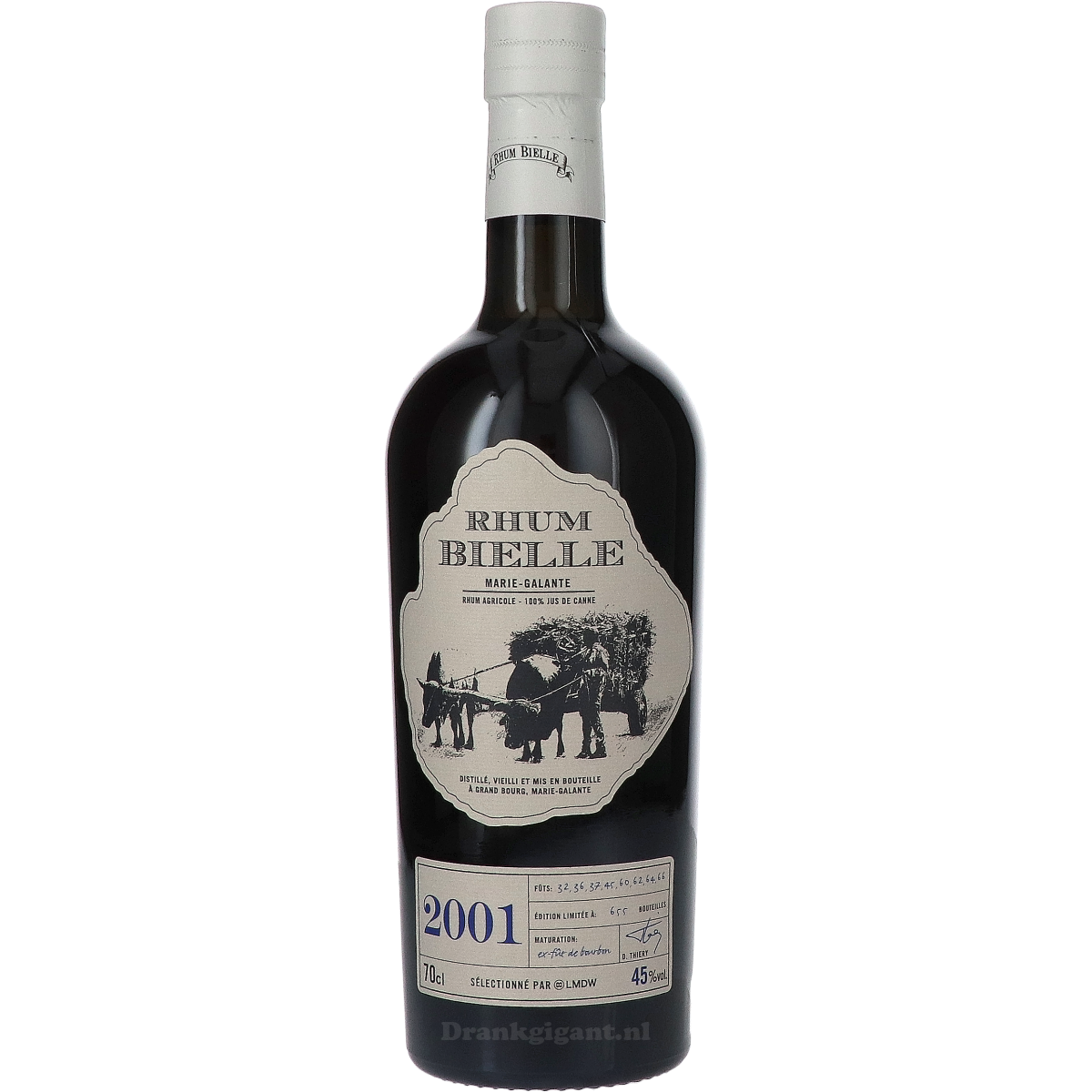 Rhum Bielle 2001 High Proof 70 cl