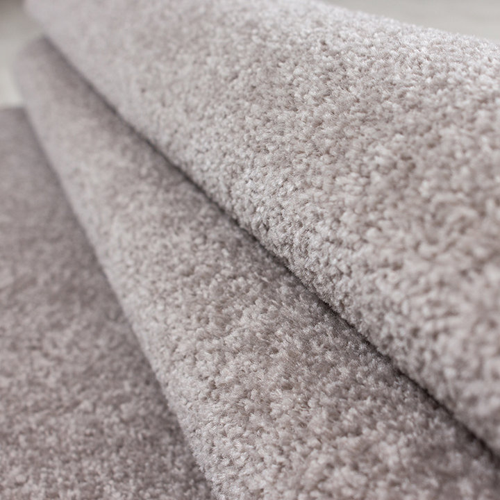 Rond laagpolig vloerkleed - Asa Beige | Tijdloos design