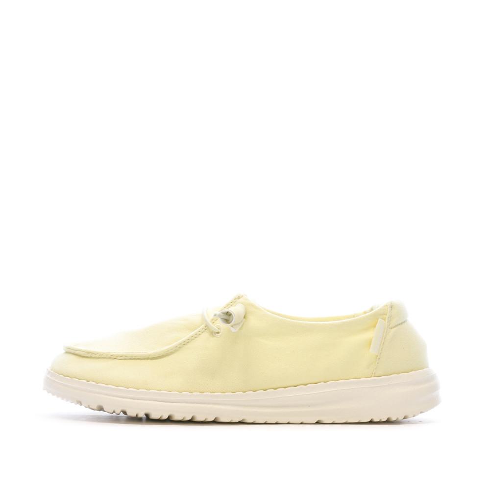Hey Dude Chaussures Jaune Femme Hey Dude Wendy