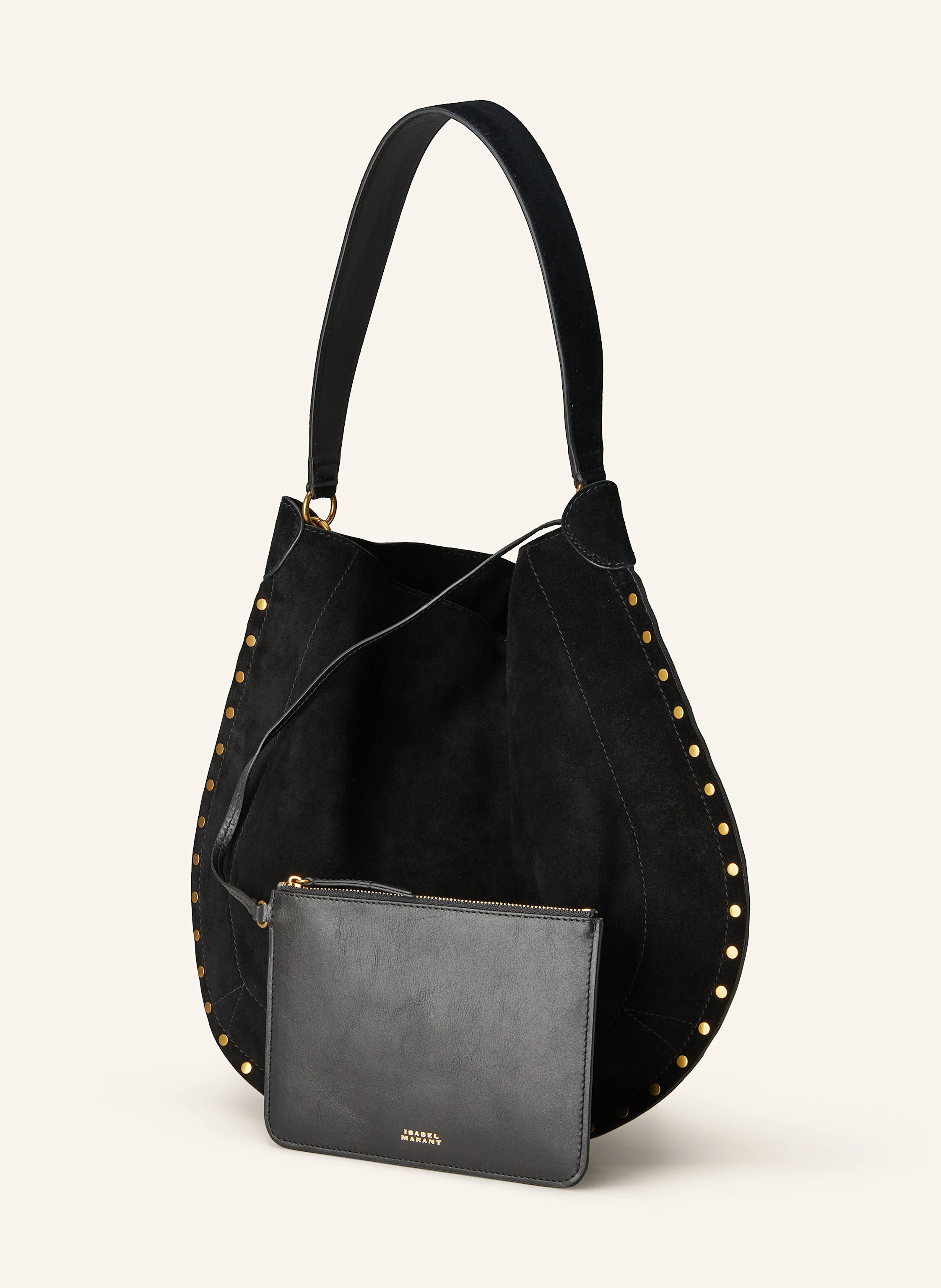 ISABEL MARANT Shopper OSKAN mit Pouch und Nieten
