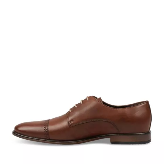 Derbies MARRON B-BLAKE CUIR