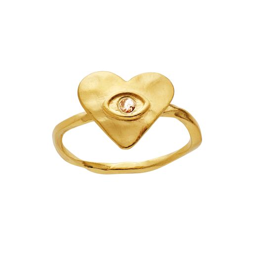 Maanesten Cassia Ring, Gold Plated, 55