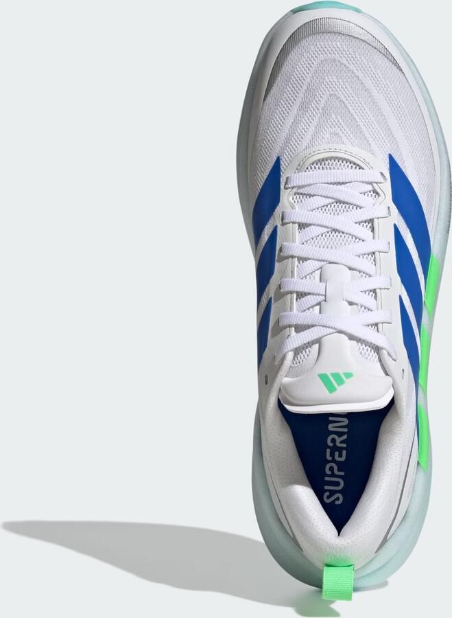 Adidas Performance Supernova Glide hardloopschoenen lichtblauw wit