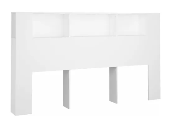 Armoire de tête de lit Blanc 180x18,5x104,5 cm