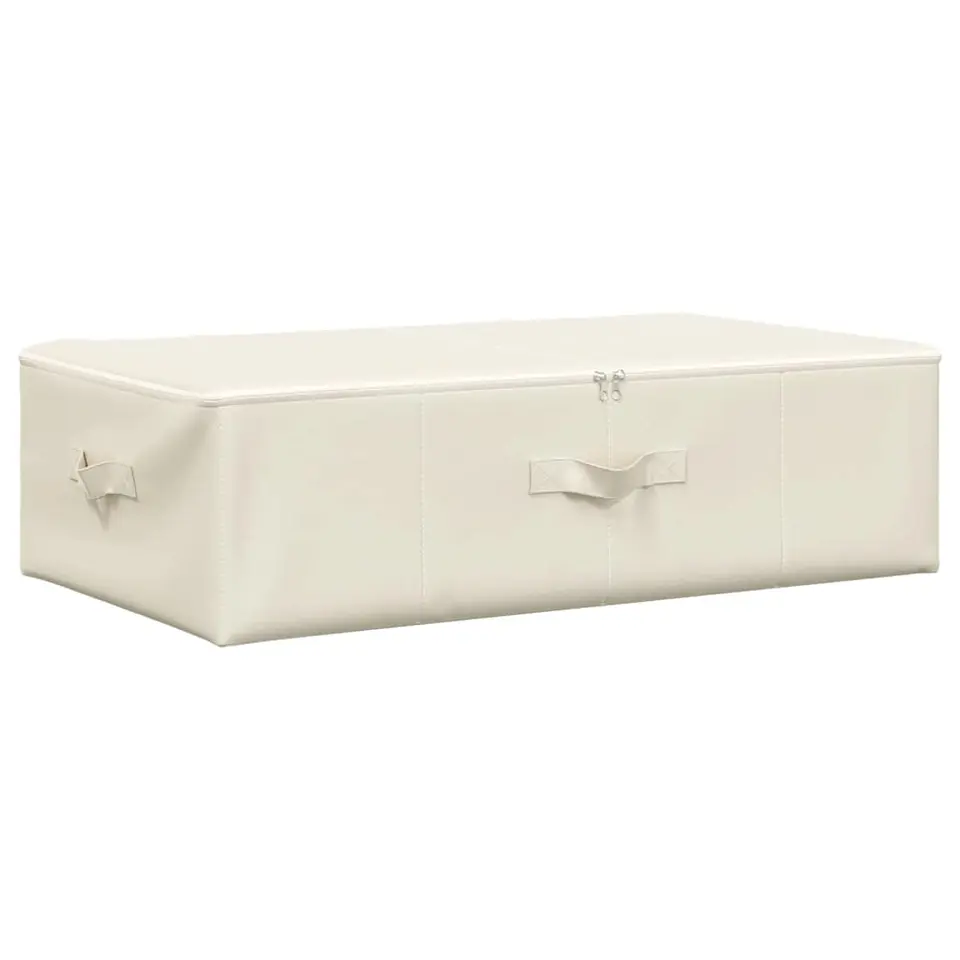 vidaXL - Opbergbox Opbergboxen - Crème - Stof