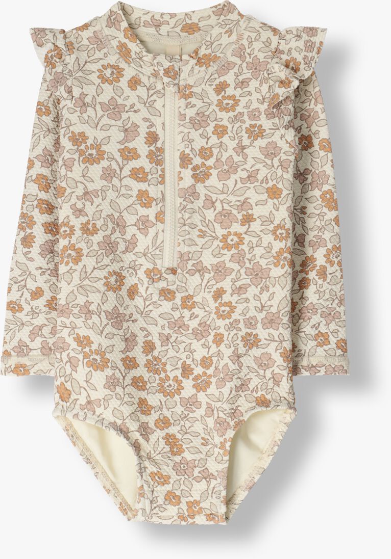 QUINCY MAE beige quincy mae  byron rashguard one-piece garden