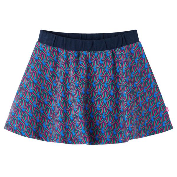 vidaXL Saia Infantil Azul-marinho 92 - 14837