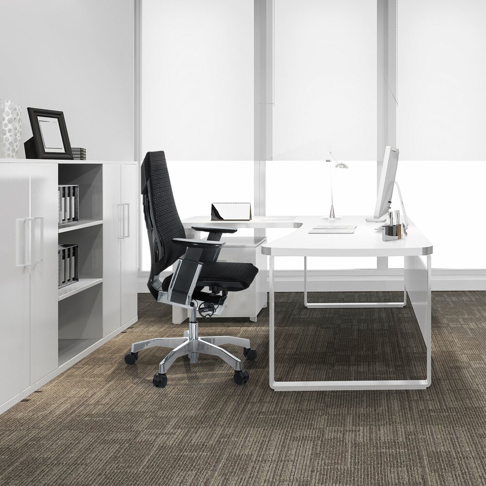 High End Bürostuhl GENIDIA Netzstoff mit Armlehnen hjh OFFICE