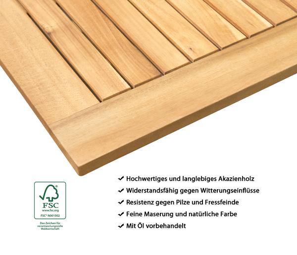 Dehner klappbares Tablett Macao, ca.