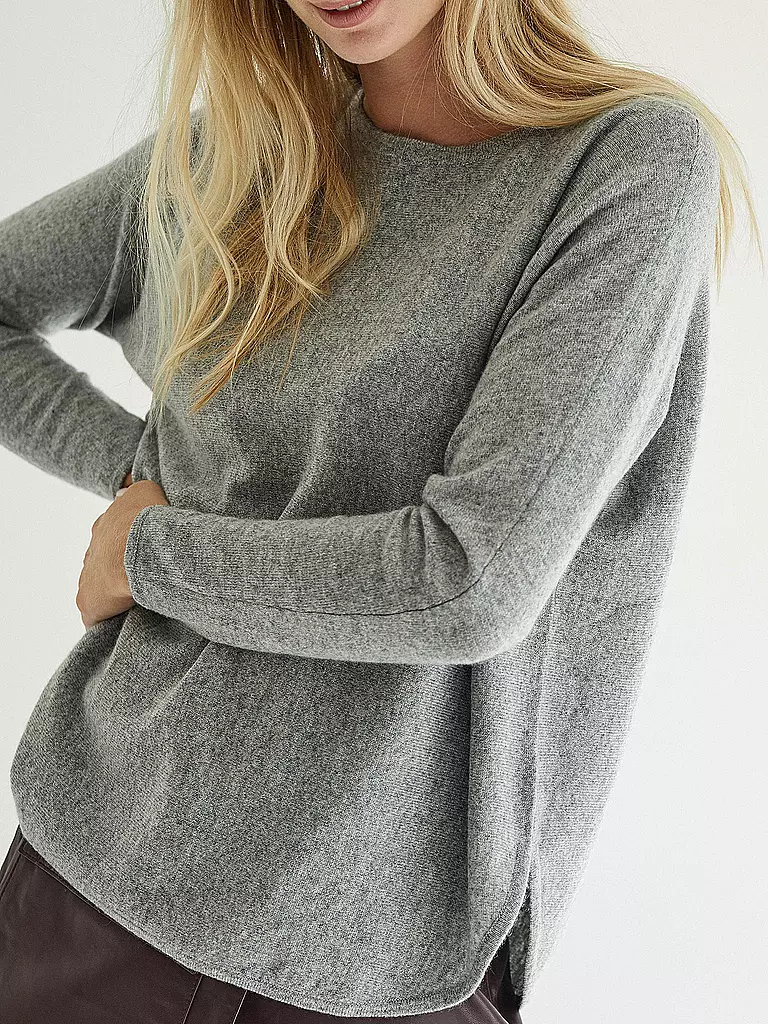 DAVIDA Kaschmirpullover grau
