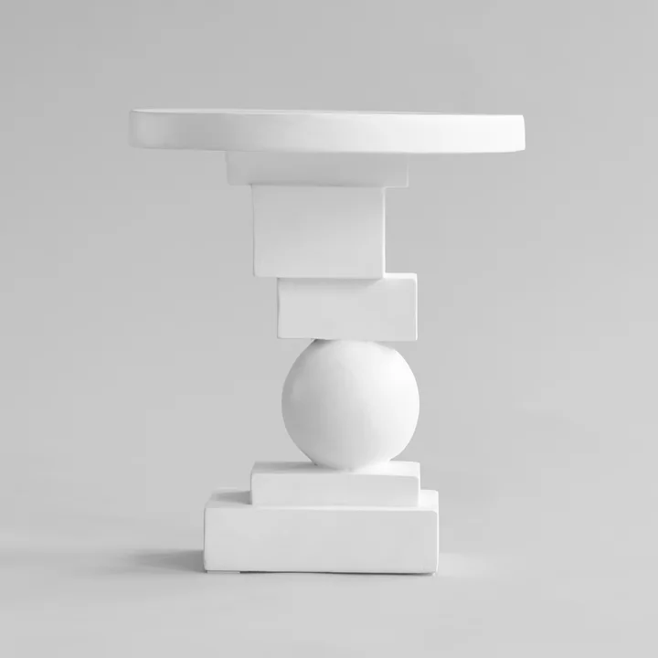 101 Copenhagen - Artist Side Table, bone white