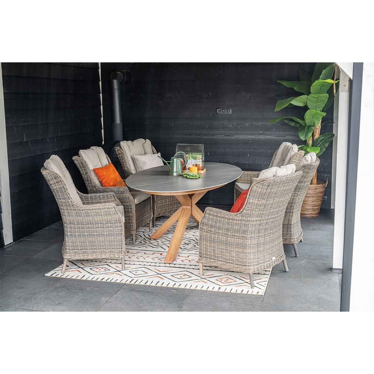 Garden Impressions Osborne dining fauteuil - havanna sand
