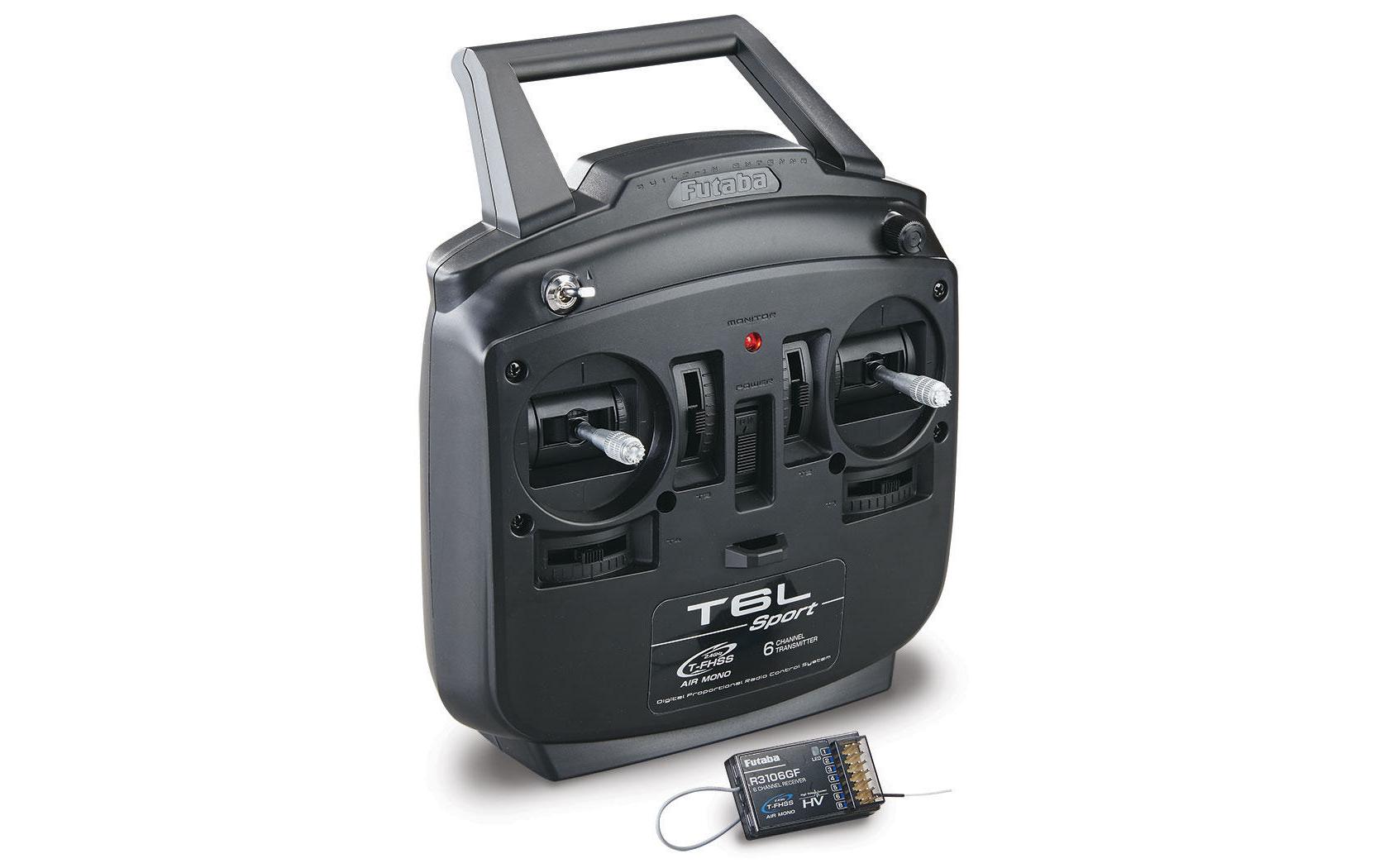 Fernsteuerung T6L Sport Mode 2 mit R3106GF<br>6-Kanal-Sender im 2.4-GHz-Band