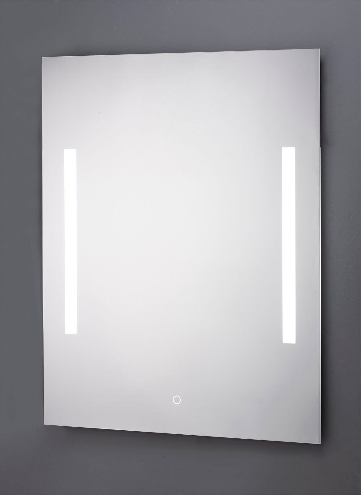 CASAVANTI Badspiegel beleuchtet mit LED 50 x 70 x 2,5 cm Spiegelglas