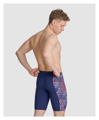 Maillot de Bain Arena Kikko Pro Swim Jammer Navy Team