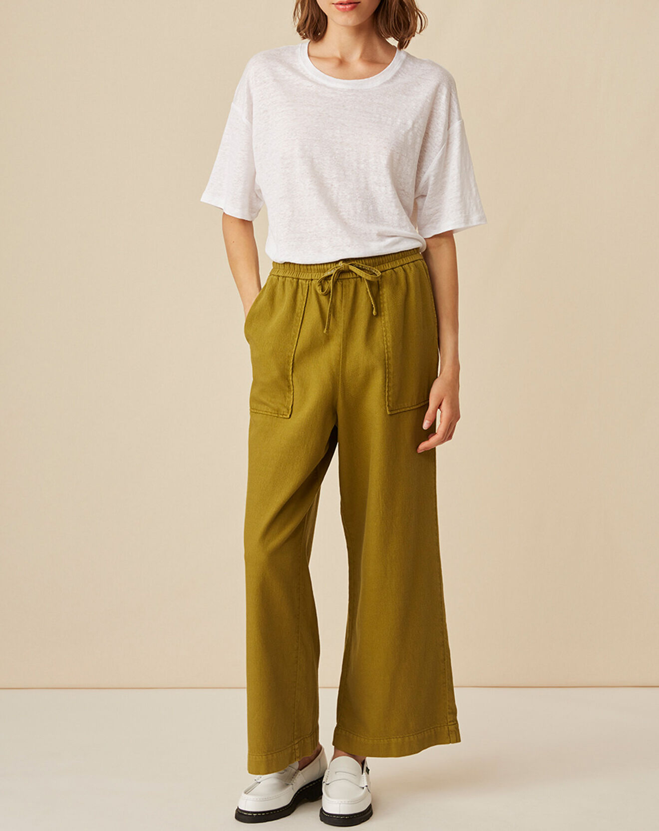 Harris Wilson Pantalon Eytan tilleul