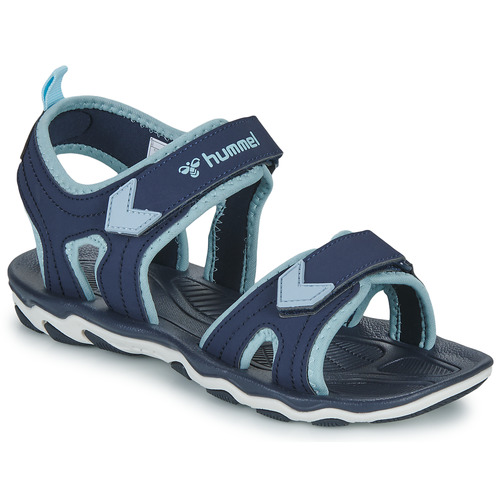 hummel - SANDAL SPORT JR - Marine / Bleu