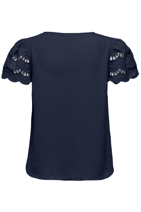 Jacqueline de Yong blauwe dames t-shirt