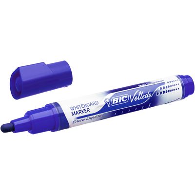 BIC VELLEDA LIQUID INK TANK - Marqueur effaçable - pointe large - bleu