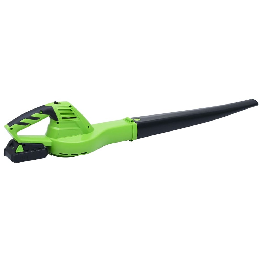 Souffleur à feuilles sans fil et bloc-piles 20v 1500 mah li-ion