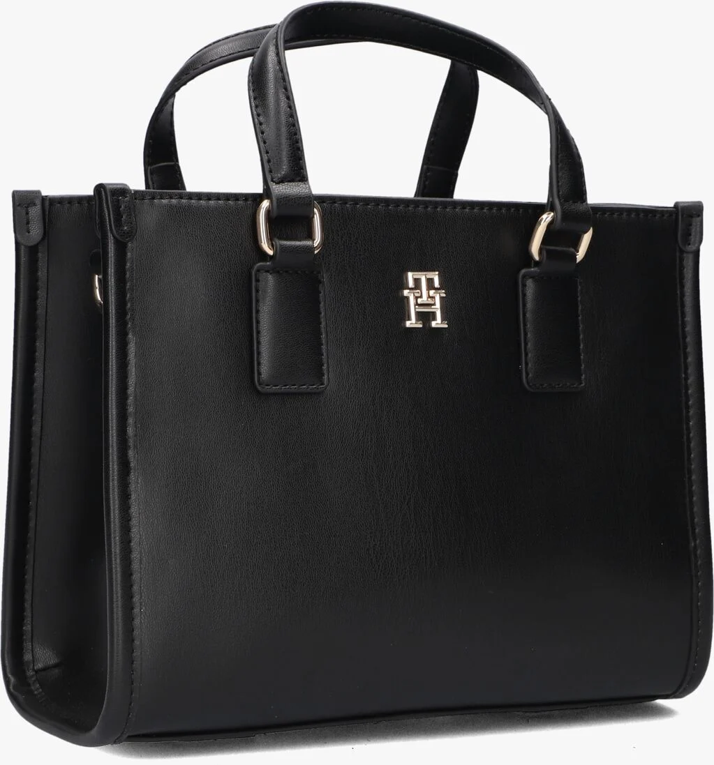 TOMMY HILFIGER zwarte tommy hilfiger handtas th monotype mini tote