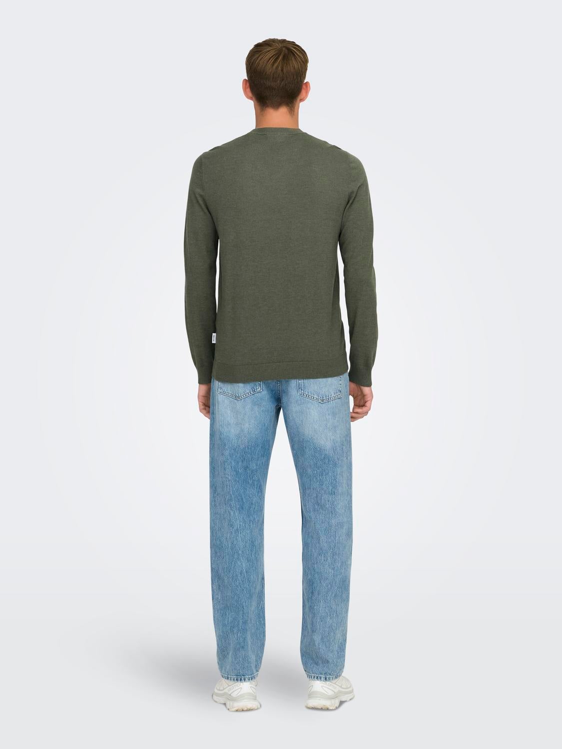 ONSLOUI Pullover Castor Gray