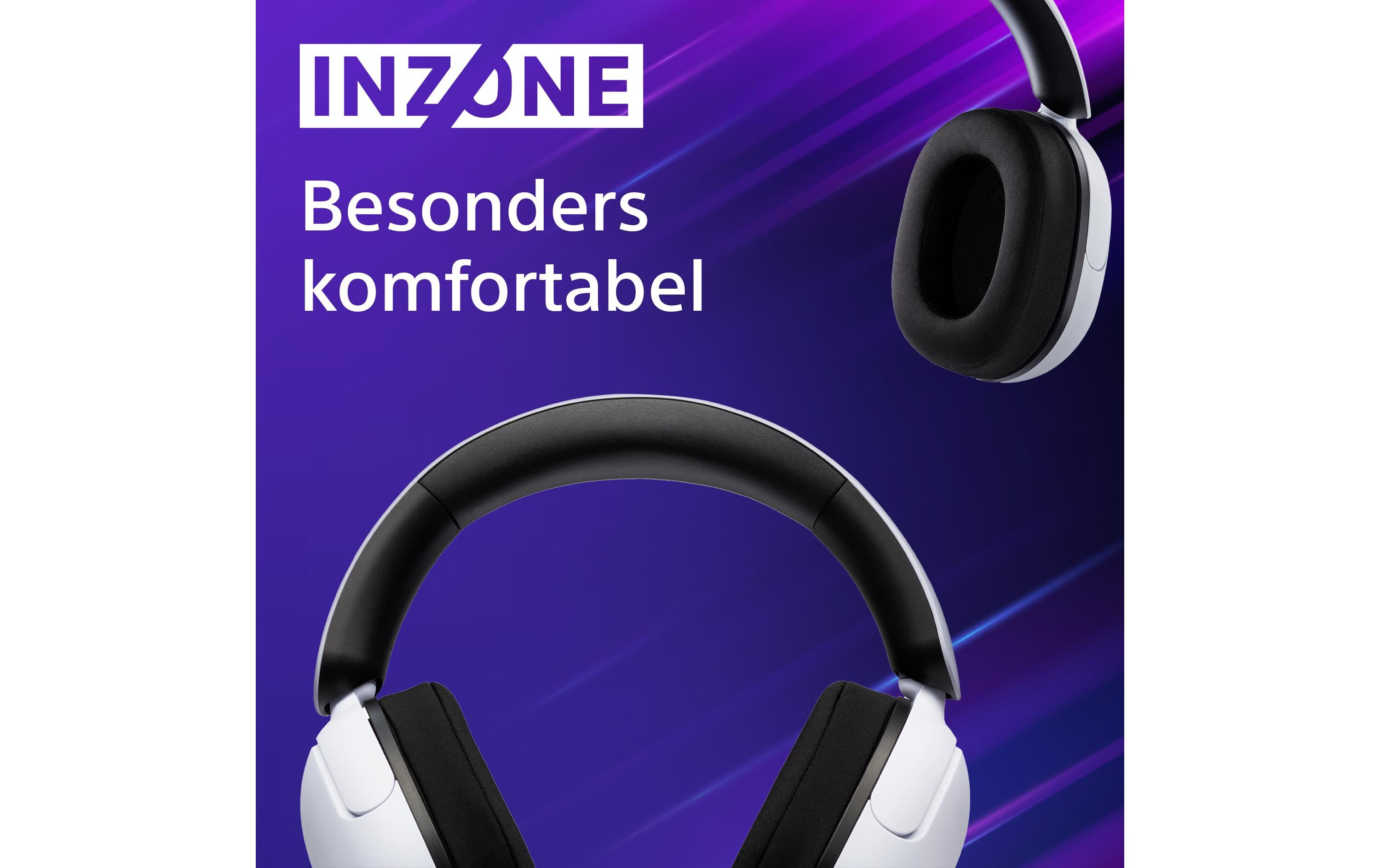 Headset INZONE H3 WeissKabelgebundenes Gaming-Headset für die PS5 und den PC