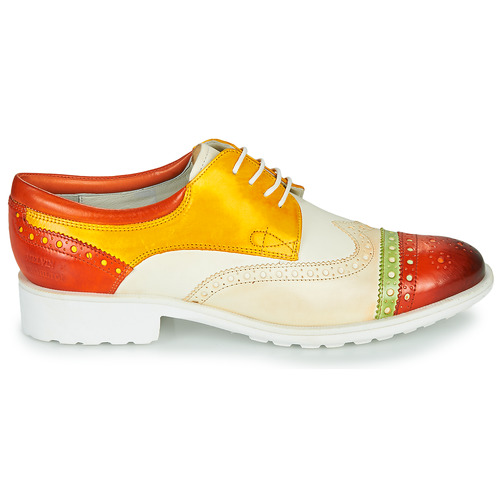 Melvin & Hamilton - AMELIE 85 - Blanc / Jaune / Marron
