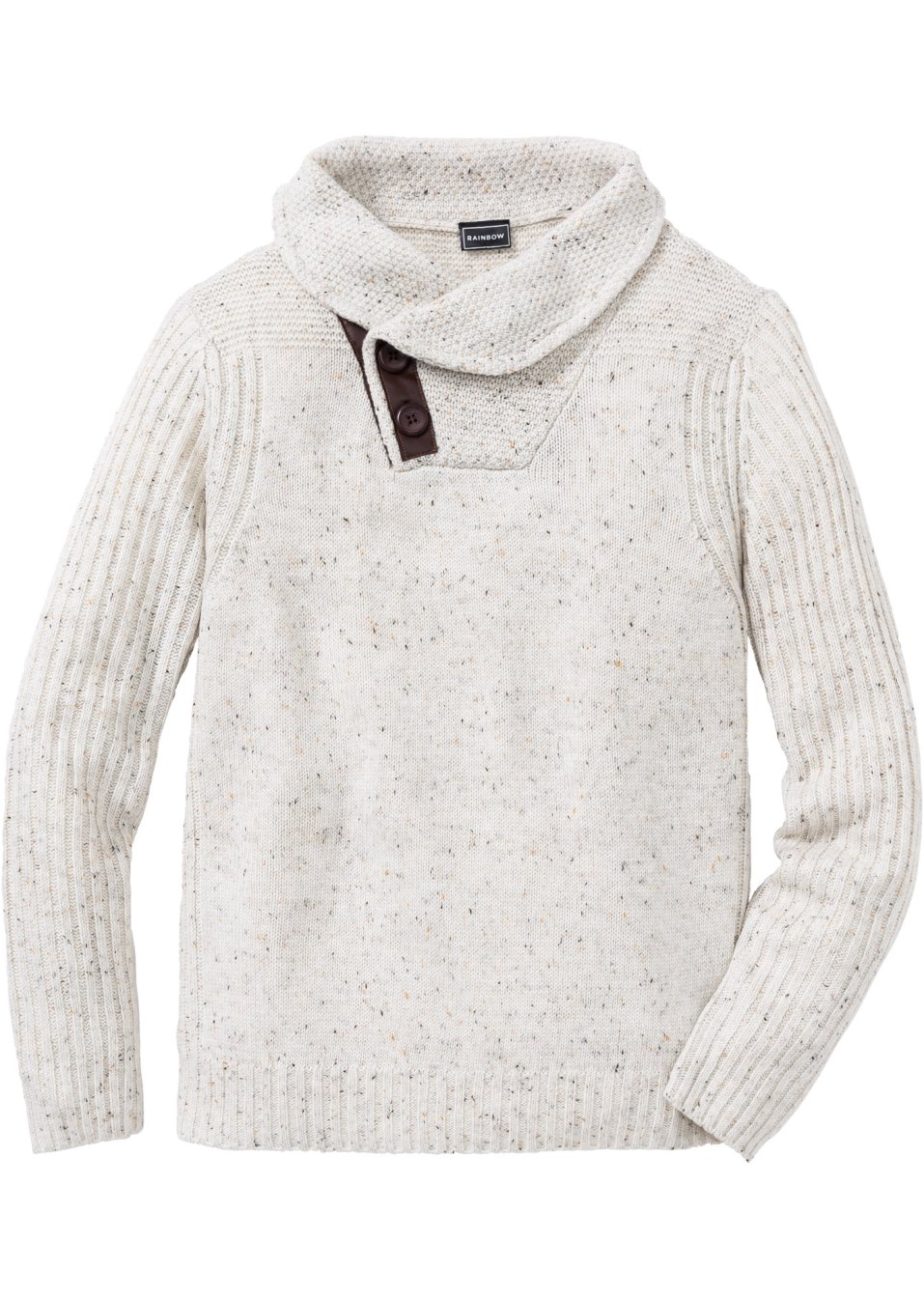 Pull à col châle Regular Fit