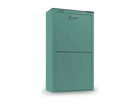 Poubelle cuisine de tri sélectif - 4 compartiments de 20L- CUBEK