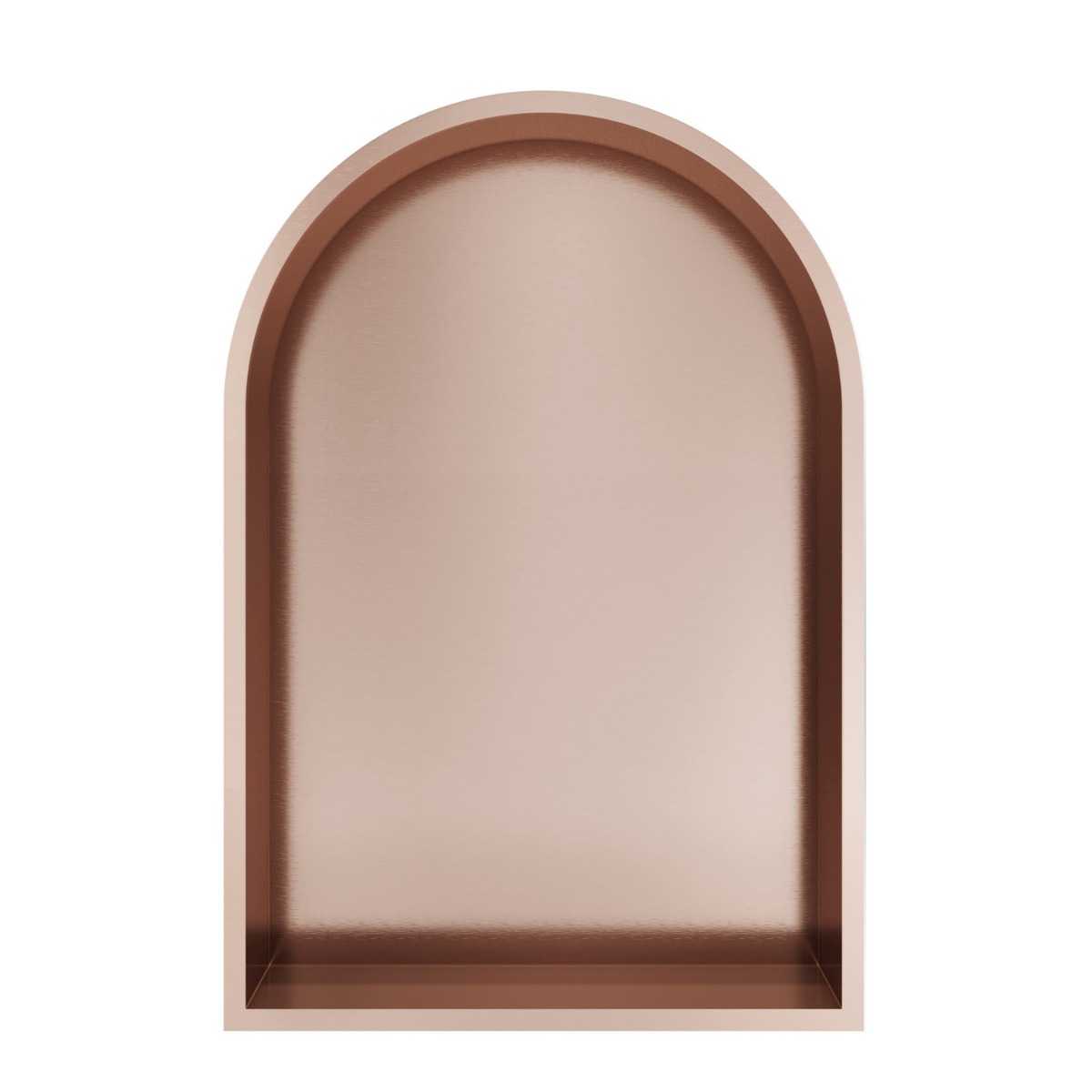 Hotbath &More inbouwnis toogmodel 30x45x10cm geborsteld koper PVD