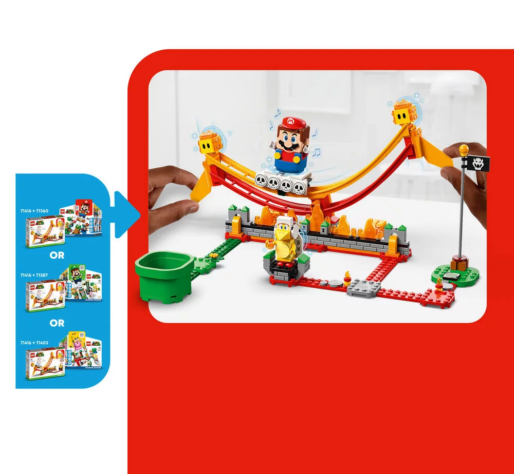 LEGO®SUPER MARIO 71416 - EXTENSION LE MANEGE DE LA VAGUE DE LAVE