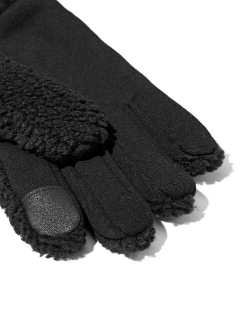gants spécial écran tactile pour hommes noir