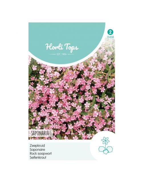 Hortitops Saponaria - Zeepkruid Rose - Bloemenzaden - 500 g
