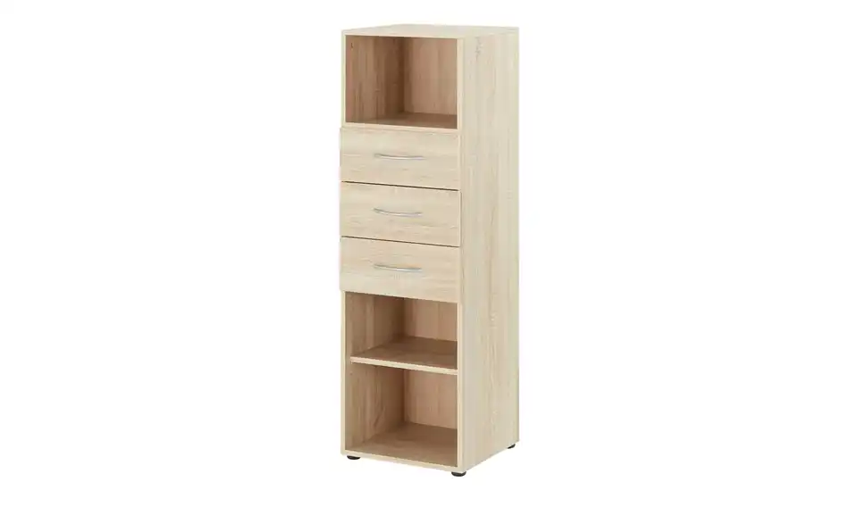 Regal Multischrank-System 40 cm 126 cm Eiche sägerau (Nachbildung)