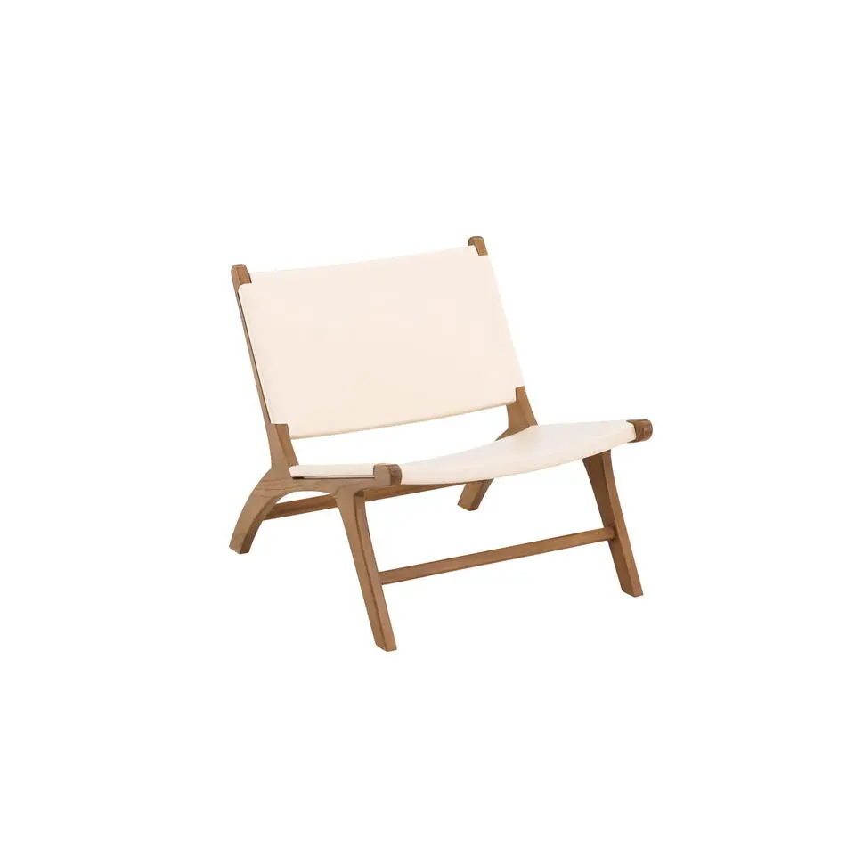 Loungestoel Naturel Teakhout - Rike