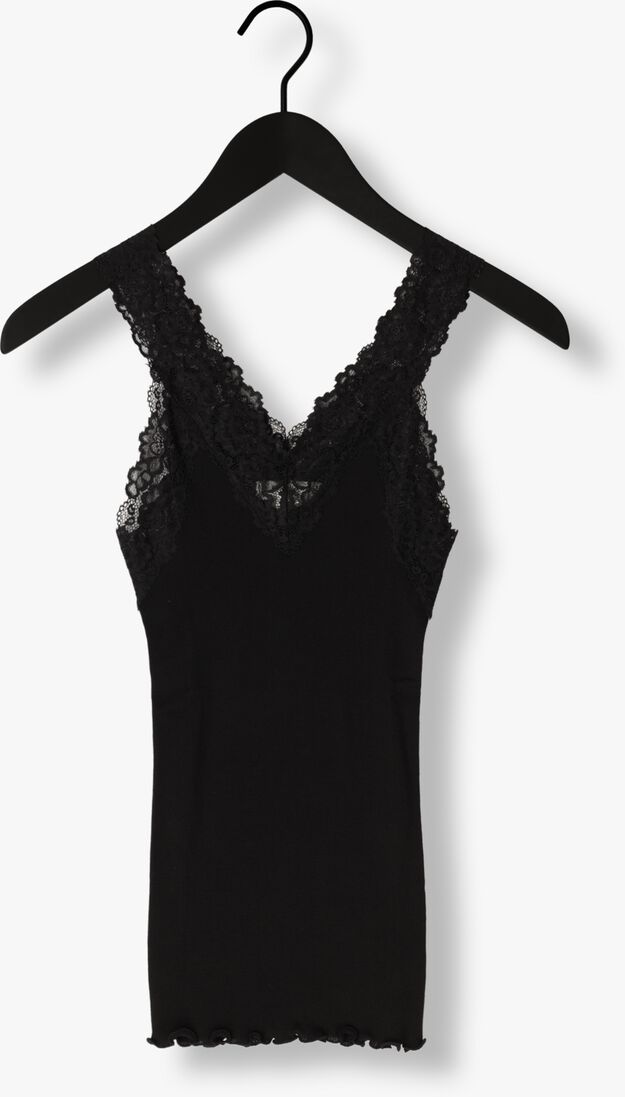 zwarte rosemunde top bernadine sl regular v-neck top