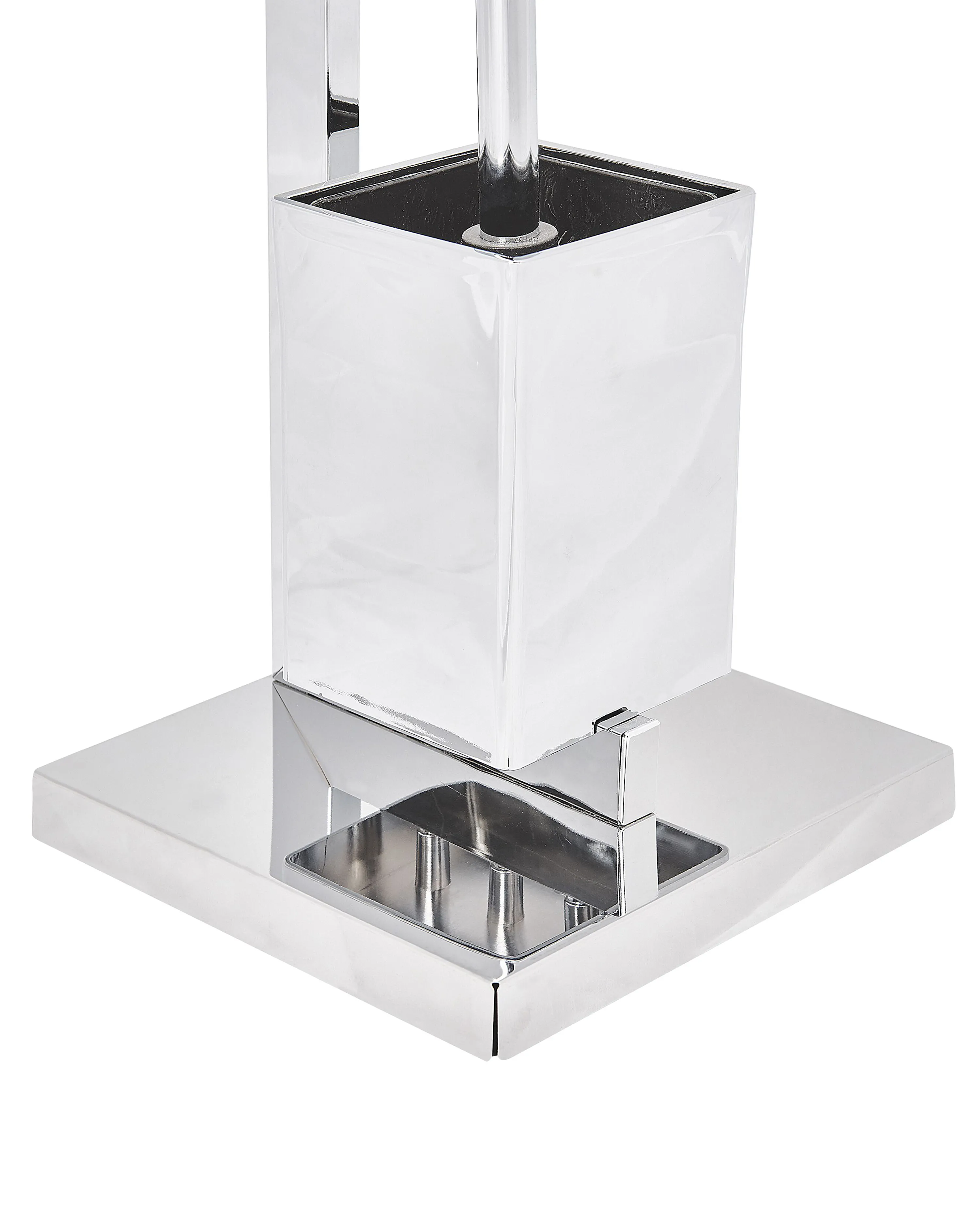 Toiletrol- en toiletborstelhouder ULAPES Metaal Zilver