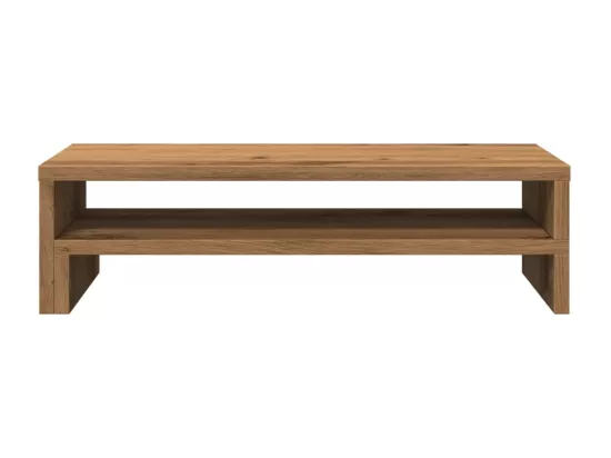 Support de moniteur chêne artisanal 54x22x15 cm bois ingénierie